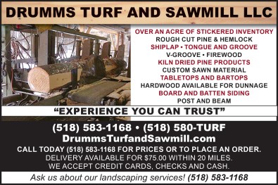 OVER AN ACRE OF STICKERED INVENTORY at DRUMMS TURF AND SAWMILL